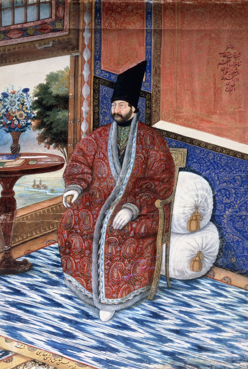 صورة الأمير أردشير ميرزا ، 1852-3 بواسطة المدرسة الفارسية