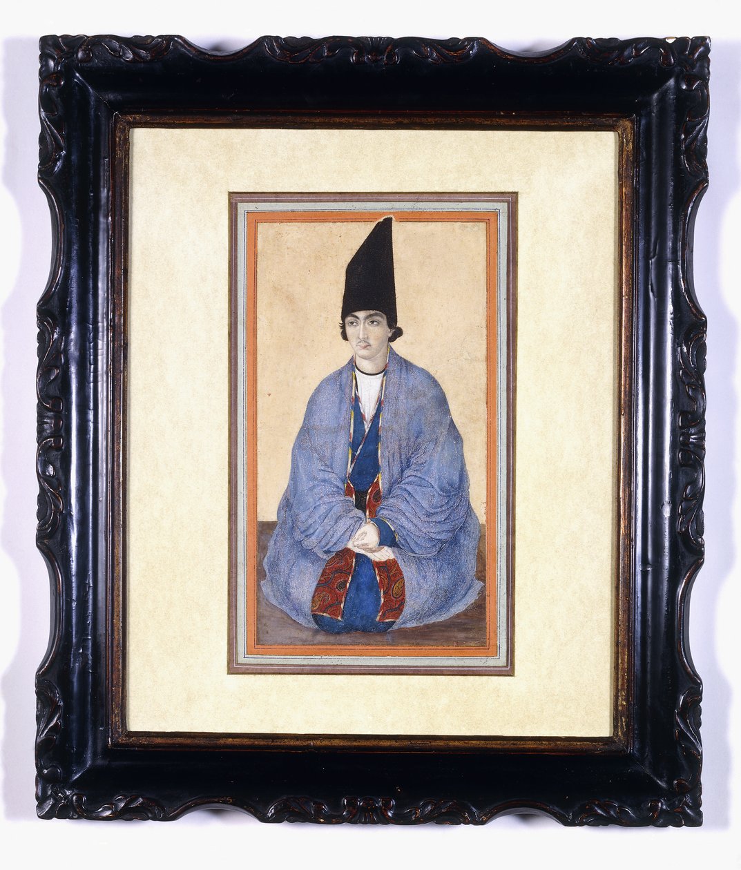 صورة لأمير قاجار صغير ، c.1850 بواسطة المدرسة الفارسية