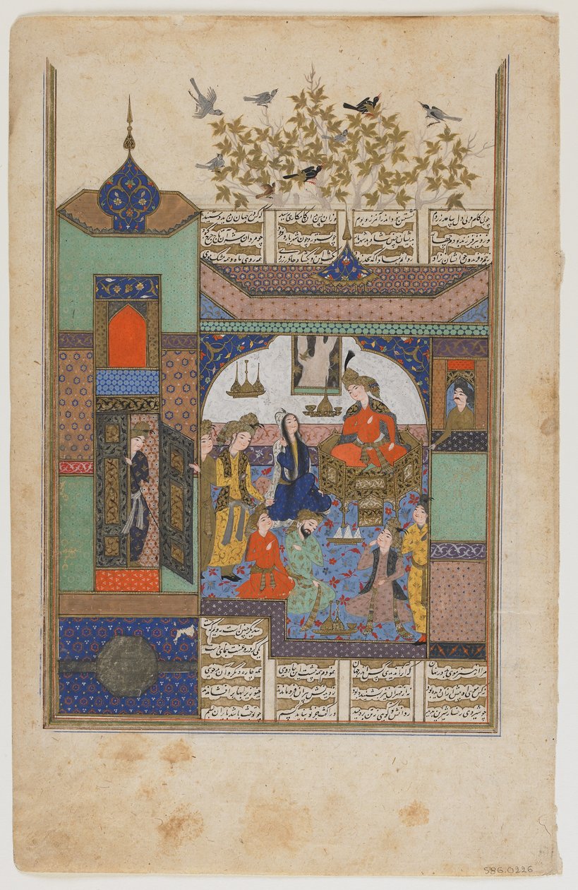 شيرين قبل Shiruya ، c.1600 بواسطة المدرسة الفارسية