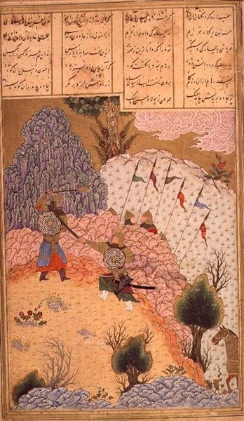 قتال الجنود بواسطة المدرسة الفارسية