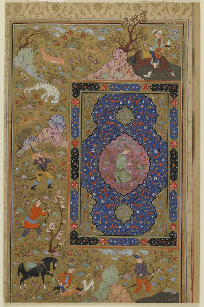 شاب صغير ، 1590-1610 بواسطة المدرسة الفارسية