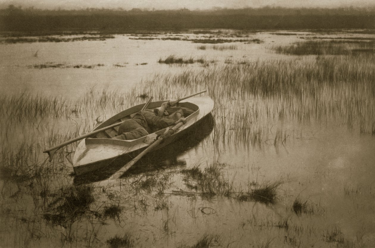 Gunner Wake the the Fowl، Life and Landscape on the Norfolk Broads، c.1886 بواسطة بيتر إيمرسون وتوماس جودال