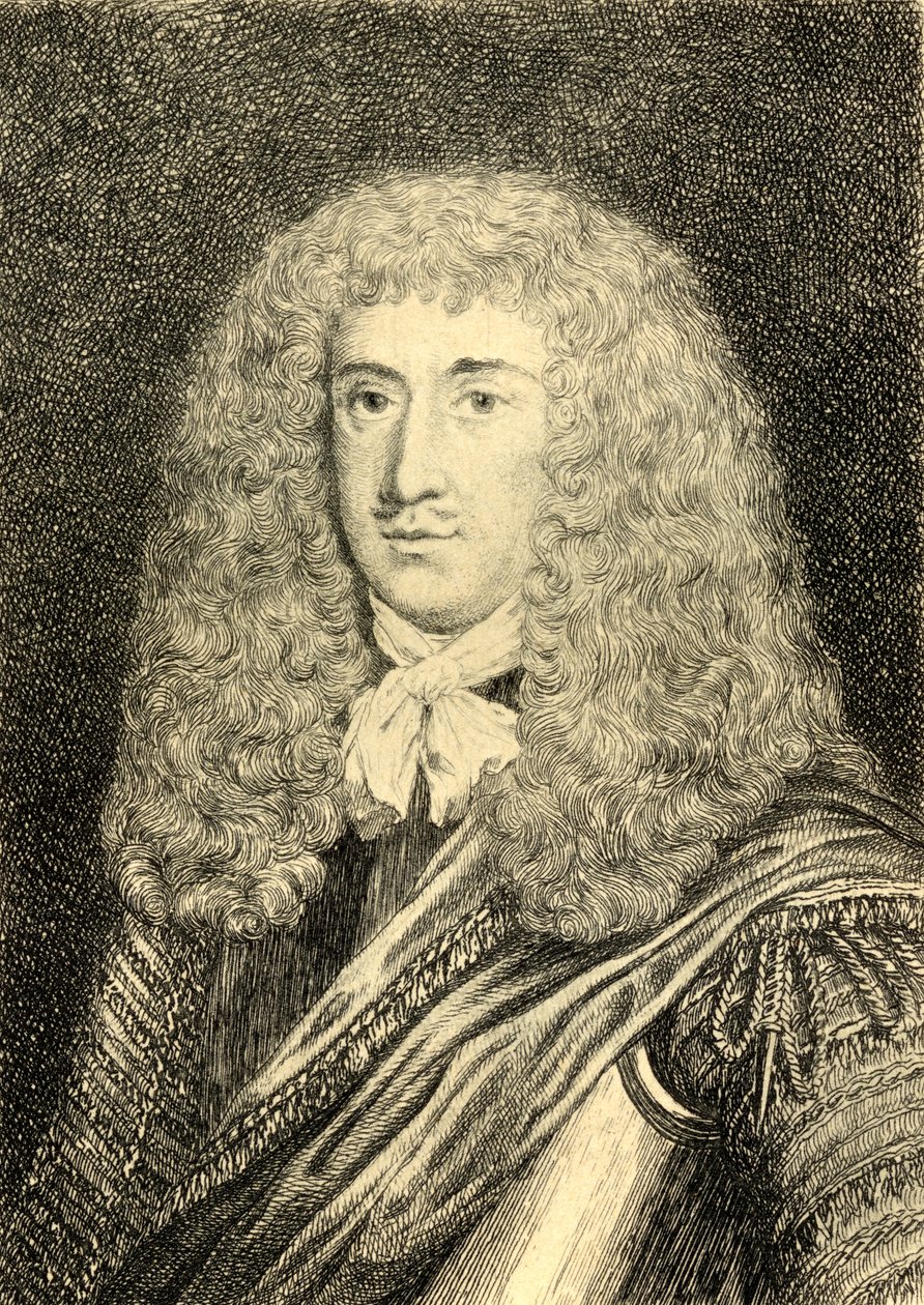 تشارلز كوتون (1630-1687) رسم توضيحي من "The Compleat Angler" ، بقلم إيزاك والتون وتشارلز كوتون ، 1925 بواسطة بيتر ليلي