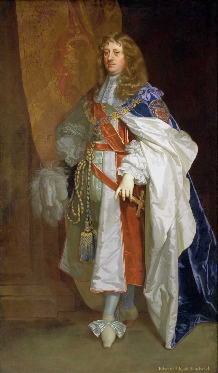 إدوارد مونتاجو ، إيرل ساندويتش الأول ، c.1660-65 بواسطة بيتر ليلي