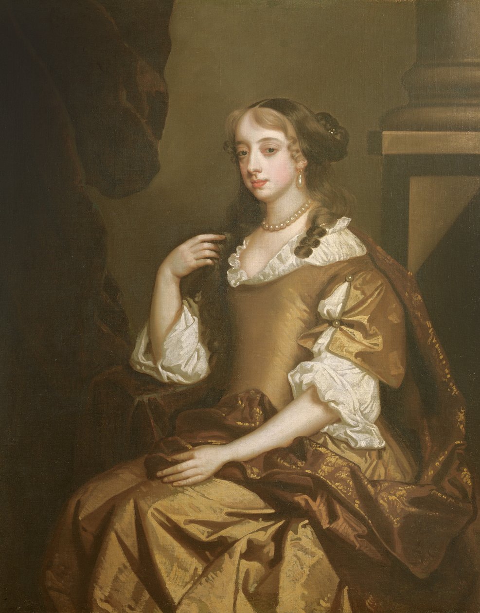Louise de Penacoet de Kerouaille (1649-1734) دوقة بورتسموث بواسطة بيتر ليلي