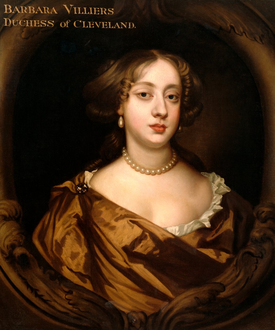 صورة لباربرا فيليرز (1641-1709) ، دوقة كليفلاند ، c.1680 بواسطة بيتر ليلي