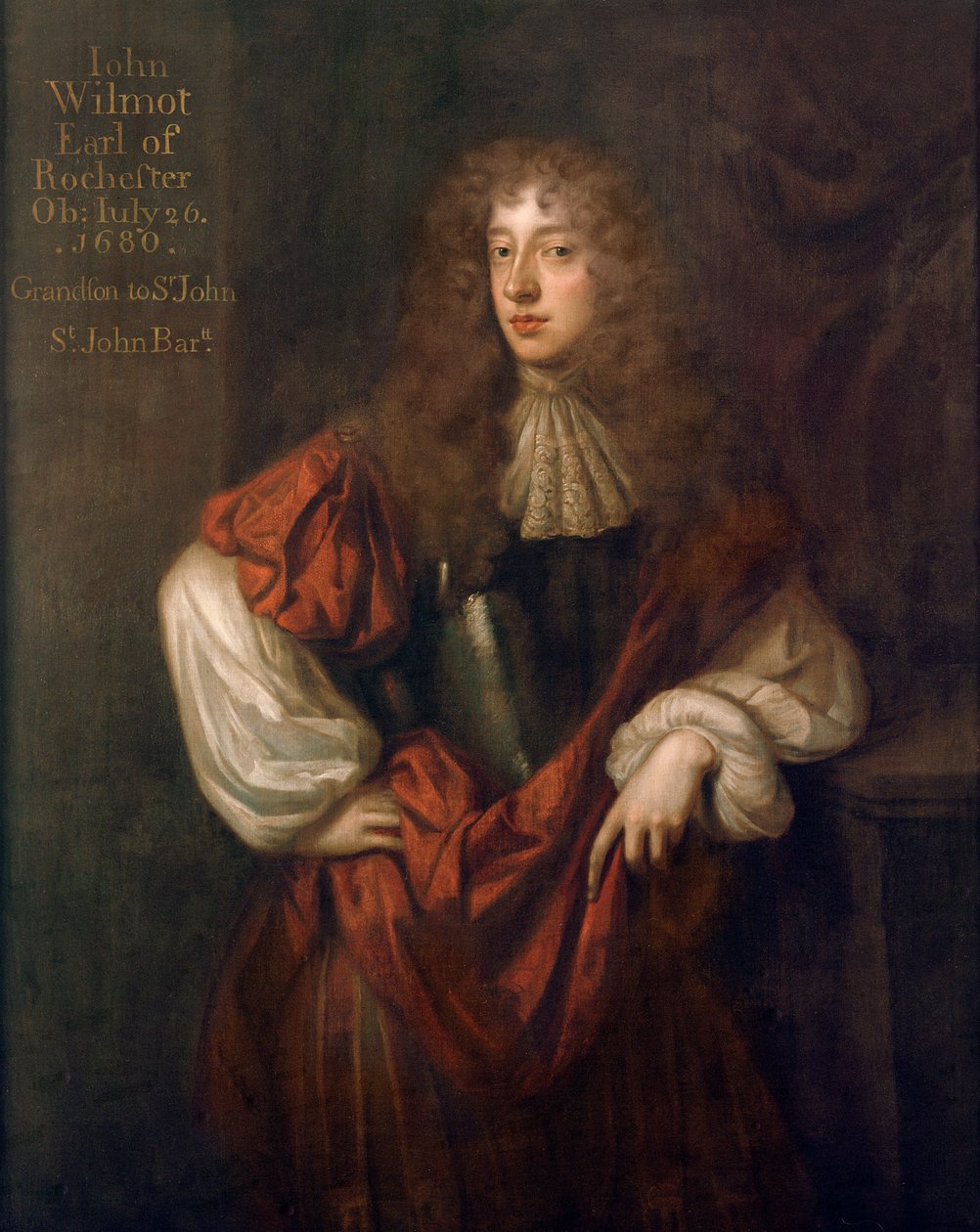 صورة لجون ويلموت (1647-80) إيرل روتشستر الثاني بواسطة بيتر ليلي