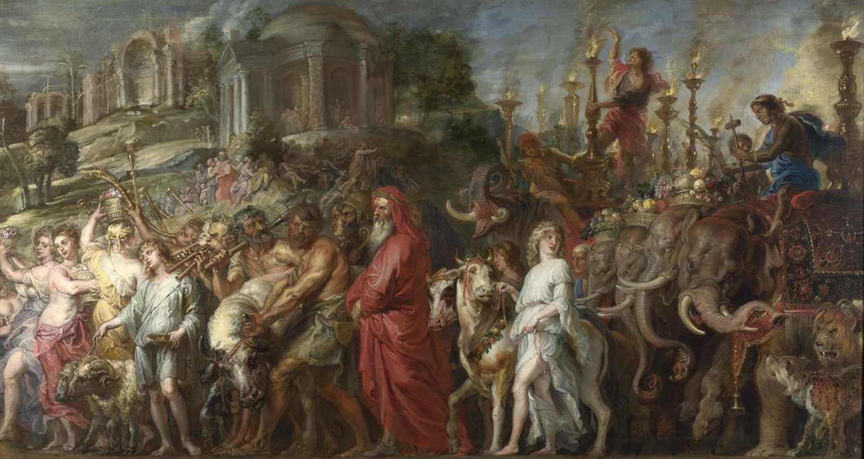 انتصار روماني ، c.1630 (زيت على قماش مرسوم على الخشب) بواسطة بيتر بول روبنز