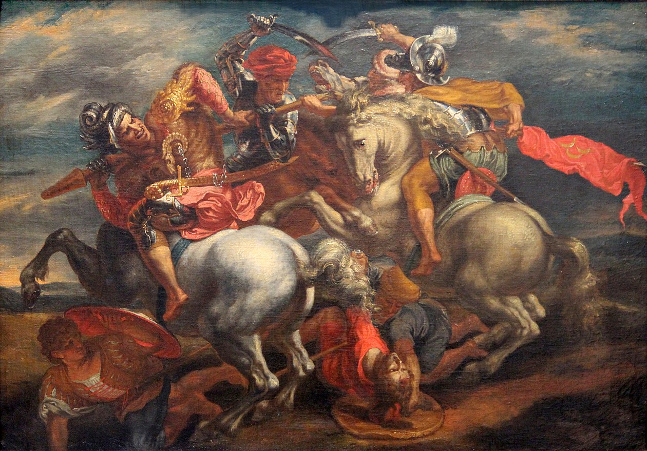 معركة Anghiari (النضال من أجل المعيار) بواسطة بيتر بول روبنز