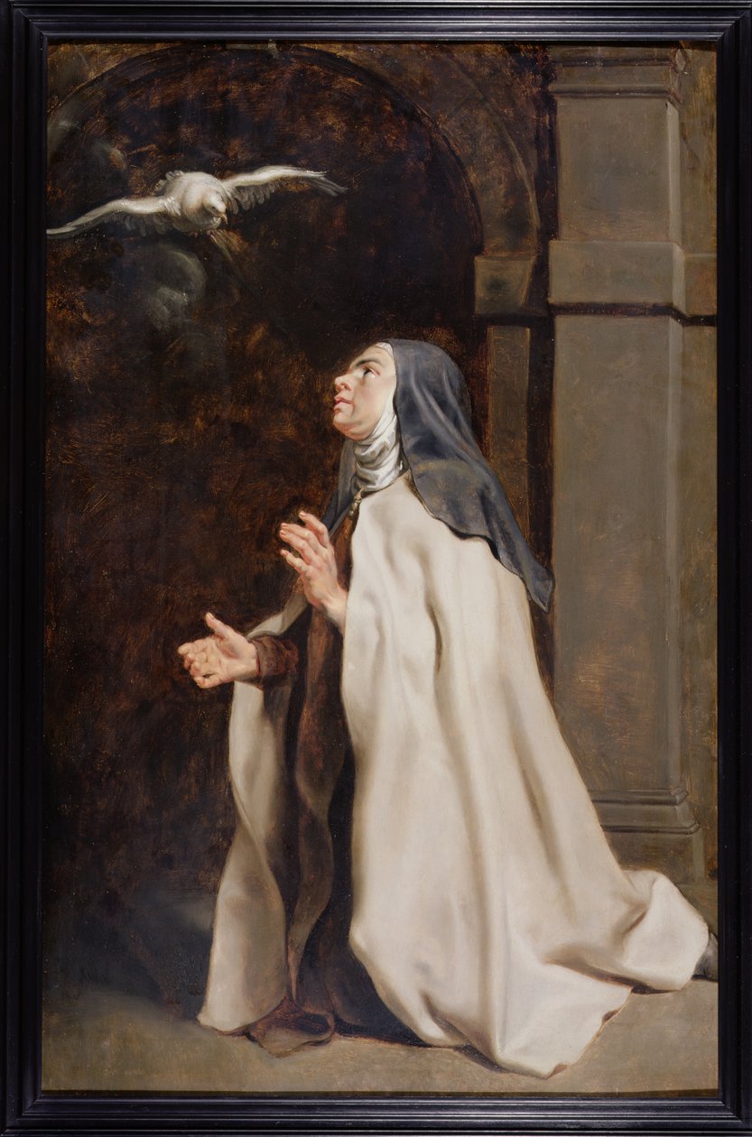 تيريزا من رؤية أفيلا حمامة ، c.1614 بواسطة بيتر بول روبنز
