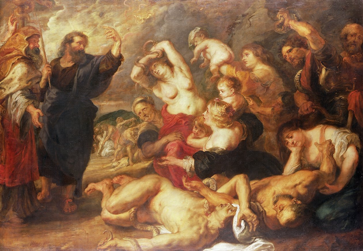 The Brazen Serpent ، c.1635-40 بواسطة بيتر بول روبنز