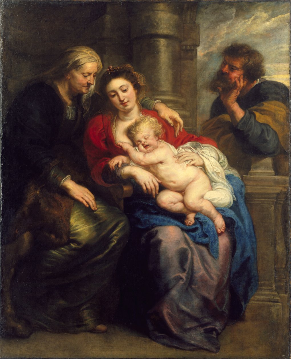 العائلة المقدسة مع سانت آن ، c.1630-1635 بواسطة بيتر بول روبنز