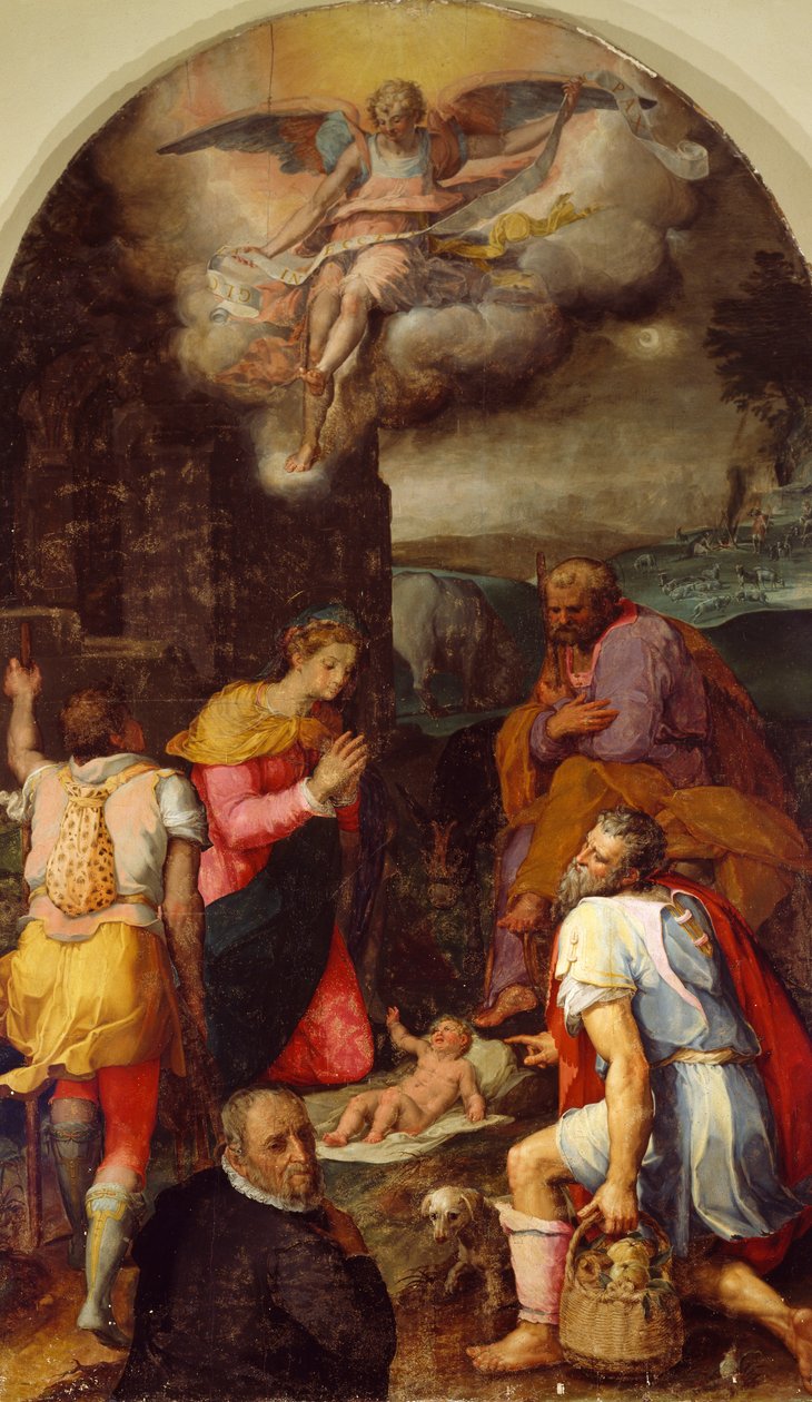 العشق للرعاة ، بيتر كانديد (1548-1628) ، زيت على لوح ، 248x162 سم بواسطة بيتر (1548-1628) صريح