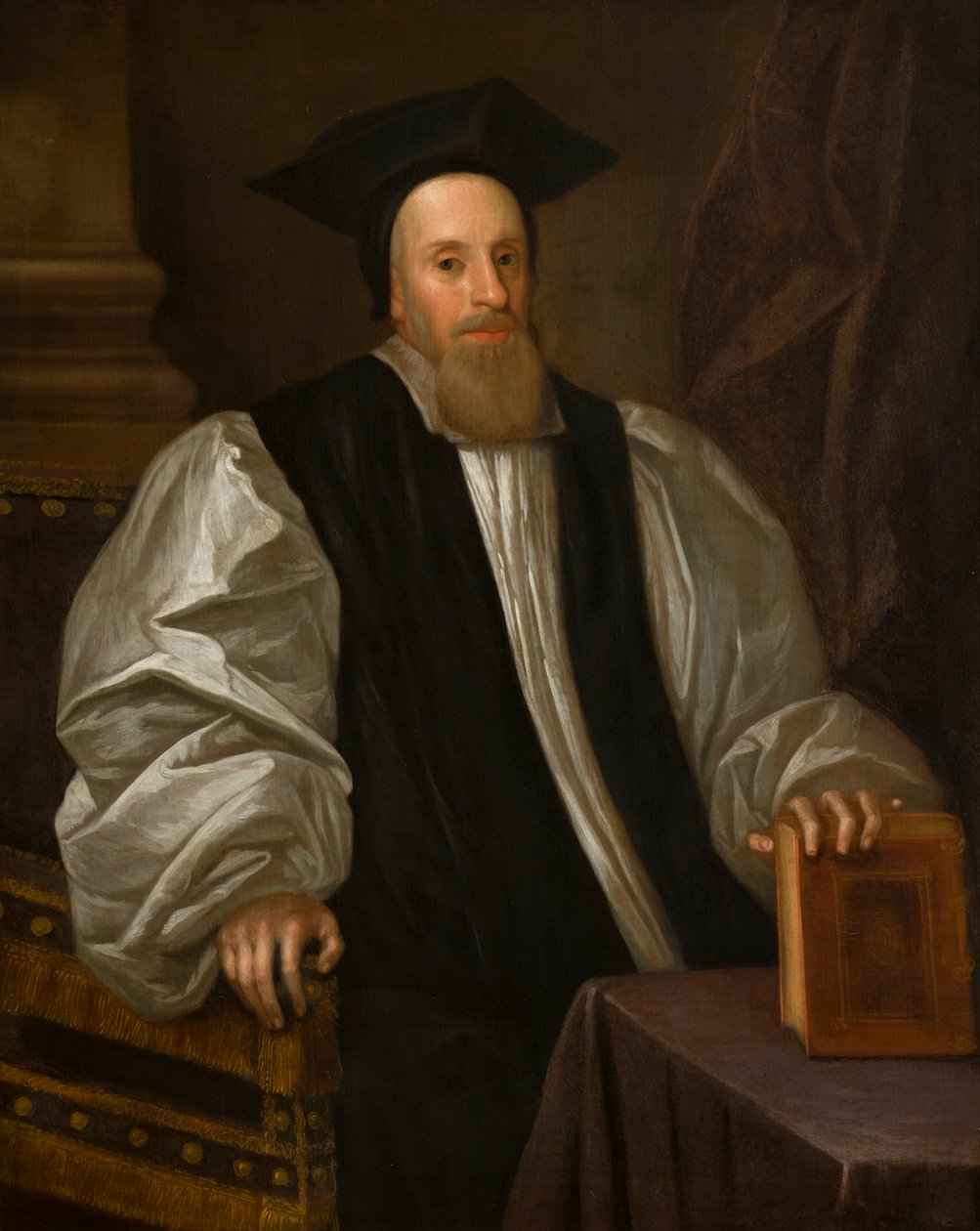 صورة جون بريدجمان ، أسقف تشيستر (1577-1652) ، حوالي 1638-52 (زيت على قماش) بواسطة بيتر (Attr.to) Lely