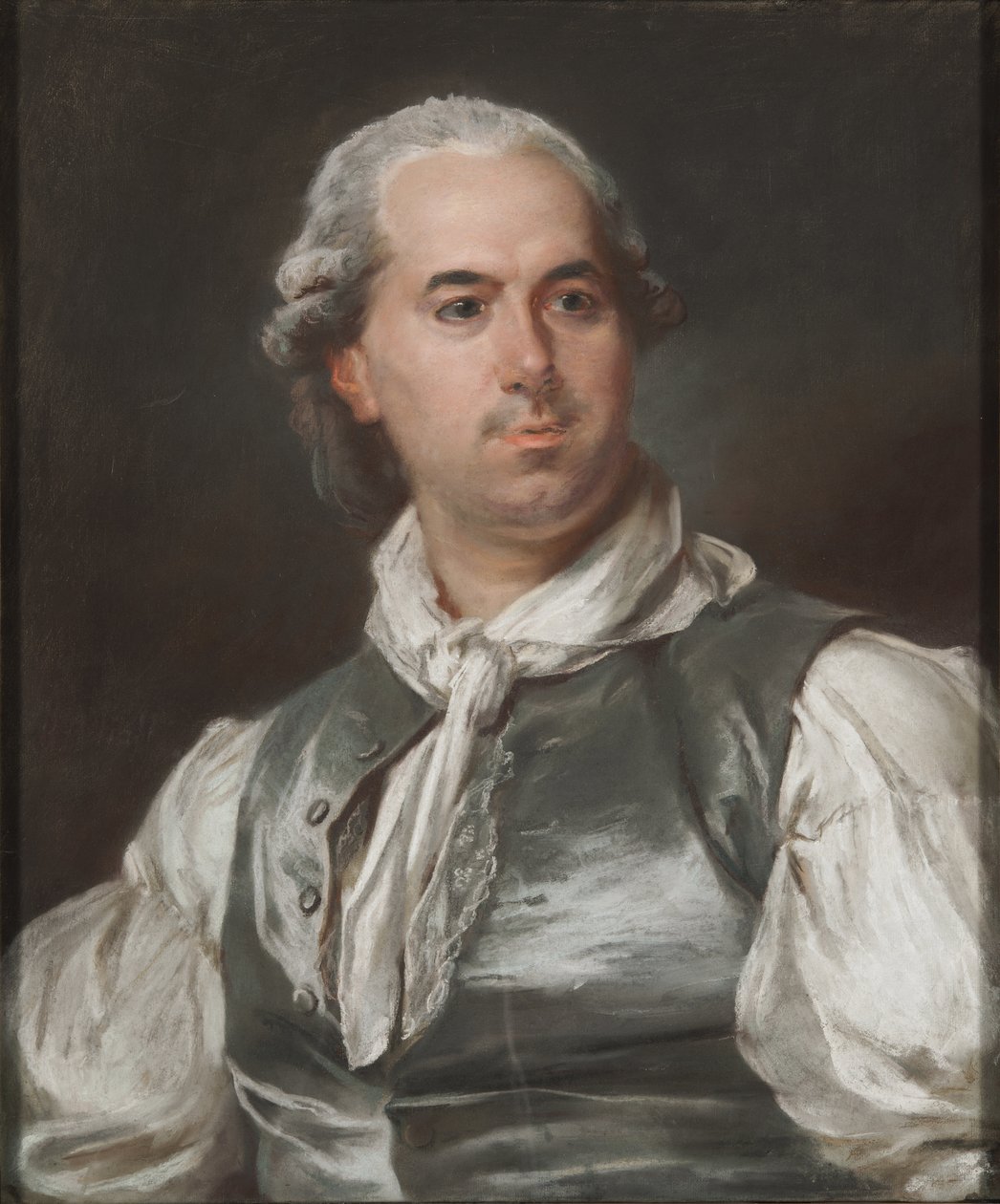 بورتريه هوبرت روبرت (1733-1808) ، بقلم هول ، بيتر أدولف (بيير أدولف) (1739-1793). جواش على ورق. الأبعاد: ٦٣ ٫ ٥ × ٥٢ ٫ ٥ سم. المتحف الوطني ستوكهولم بواسطة بيتر أدولف هول