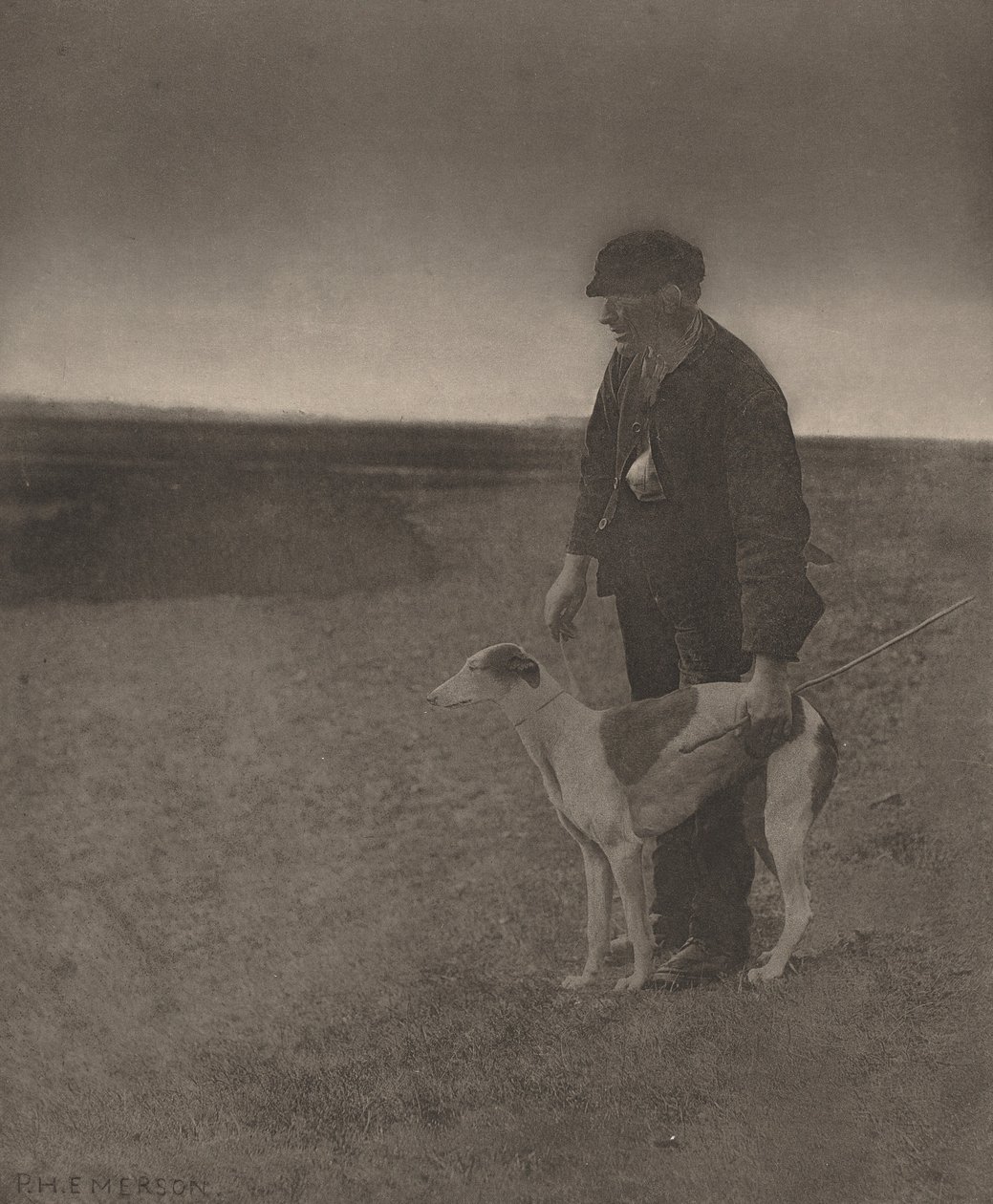 The Poacher-A Hare in View بواسطة بيتر هنري ايمرسون