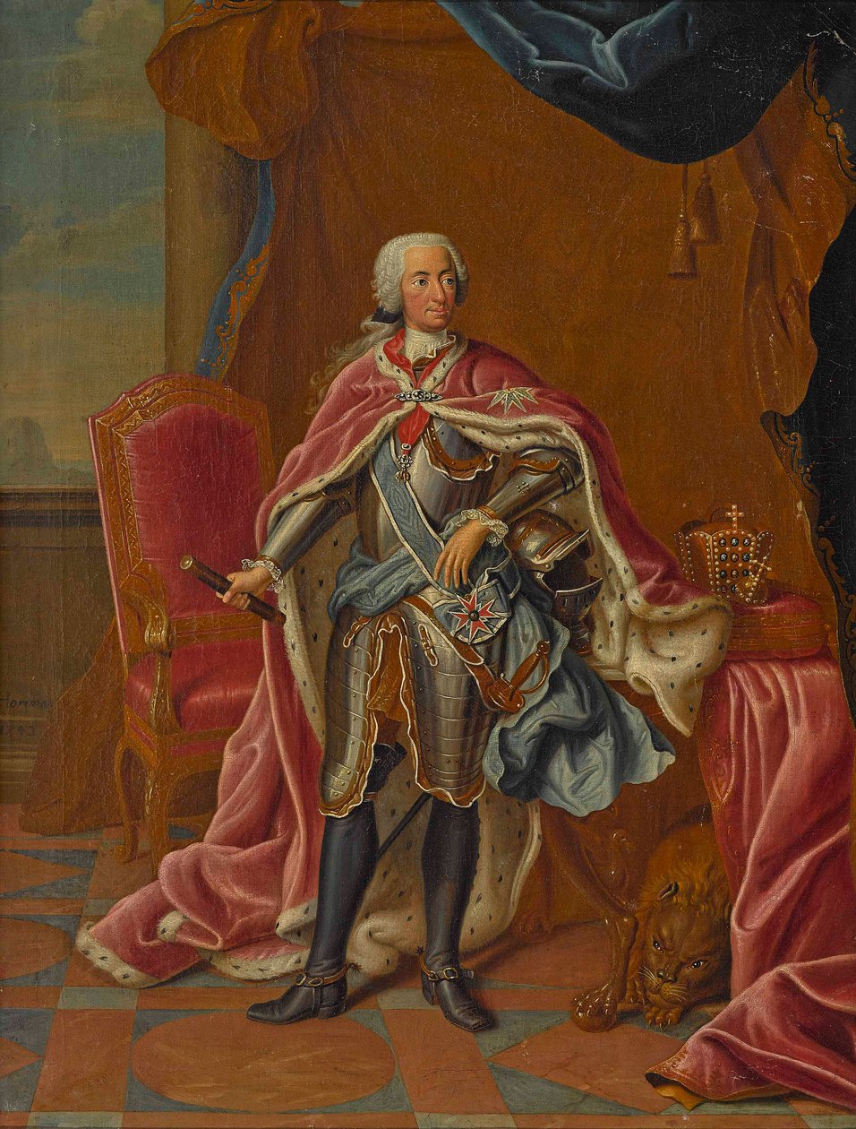 صورة لتشارلز السابع ، الإمبراطور الروماني المقدس 1697-1745 ، 1743. بواسطة بيتر جاكوب هورمانز
