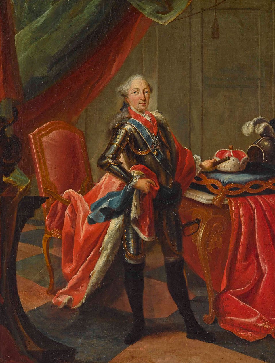 صورة ماكسيميليان الثالث جوزيف 1727-1777 ، ناخب بافاريا. بواسطة بيتر جاكوب هورمانز