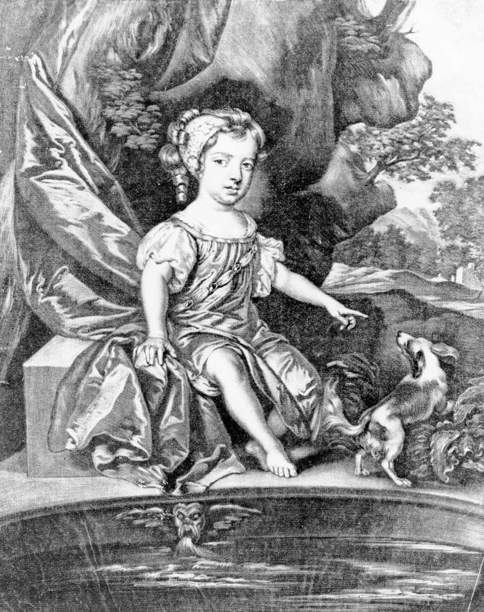 نعمة لها دوقة سومرست ، نشرها أليكس براون ، c.1680s (mezzotint) بواسطة بيتر ليلي