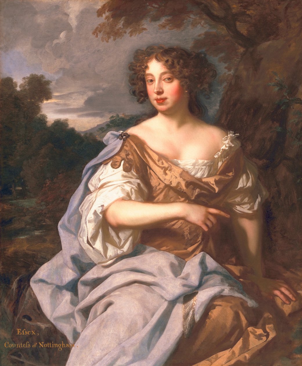 ليدي إسيكس فينش ، كونتيسة نوتنغهام لاحقًا ، c.1675 بواسطة بيتر ليلي