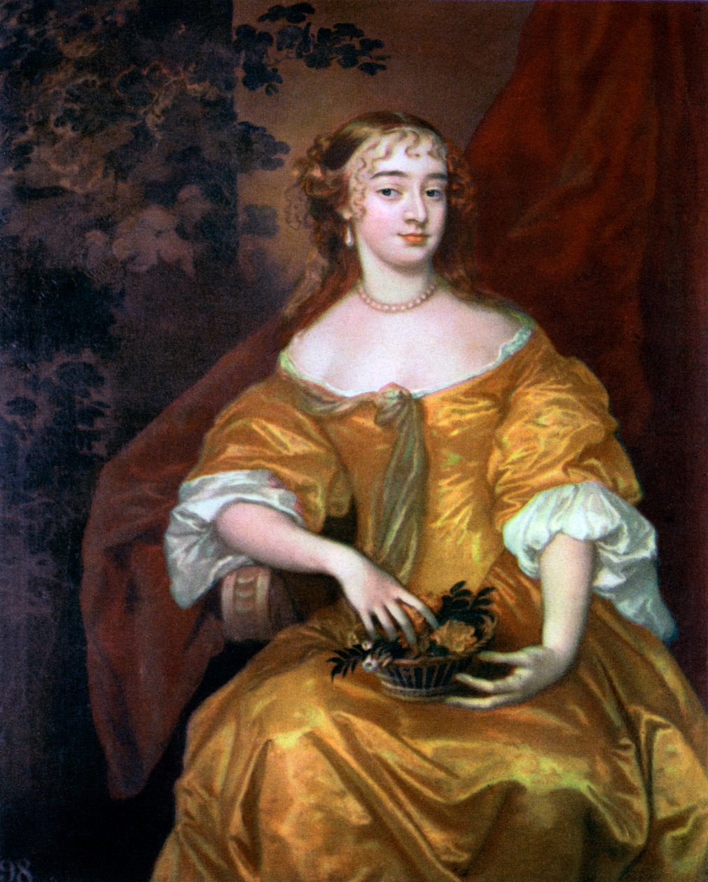 مارجريت بروك ، سيدة دينهام ، c1660s. بواسطة بيتر ليلي