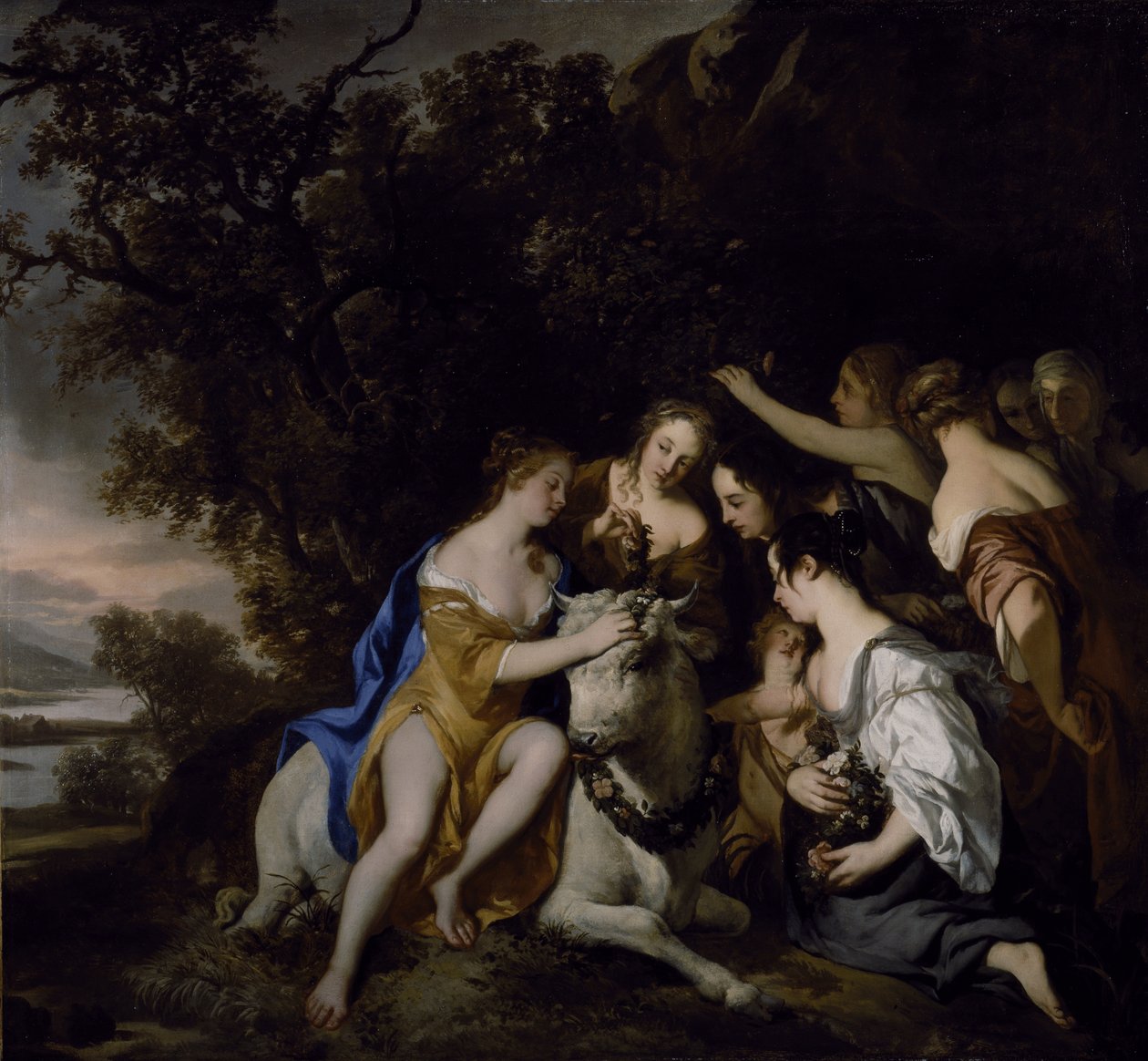 The Rape of Europa (oil on canvas) بواسطة بيتر ليلي