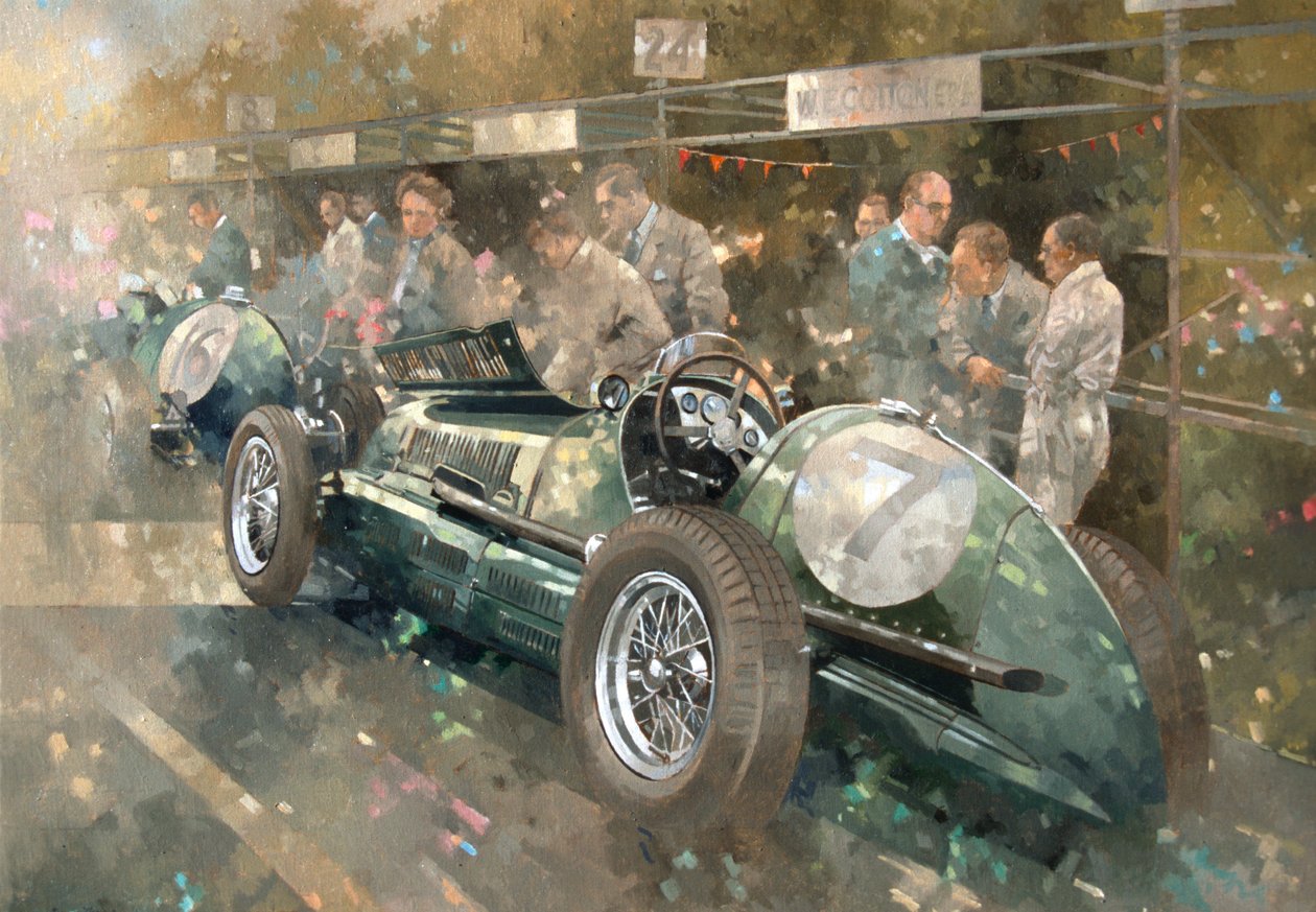 R. Parnell&39;s Maserati (زيت على كاناف) بواسطة بيتر ميللر
