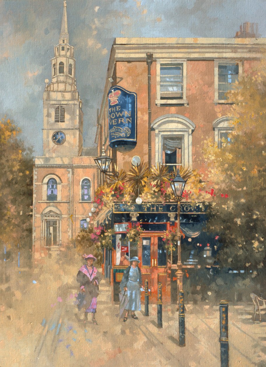 The Crown Tavern - Clerkenwell (زيت على قماش) بواسطة بيتر ميللر