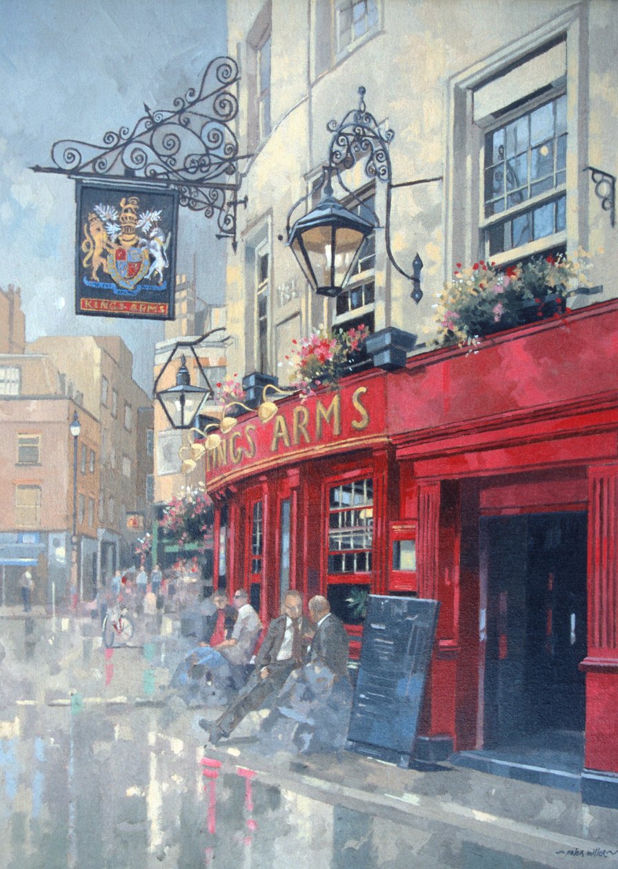 The Kings Arms ، Shepherd Market ، لندن (زيت على قماش) بواسطة بيتر ميللر