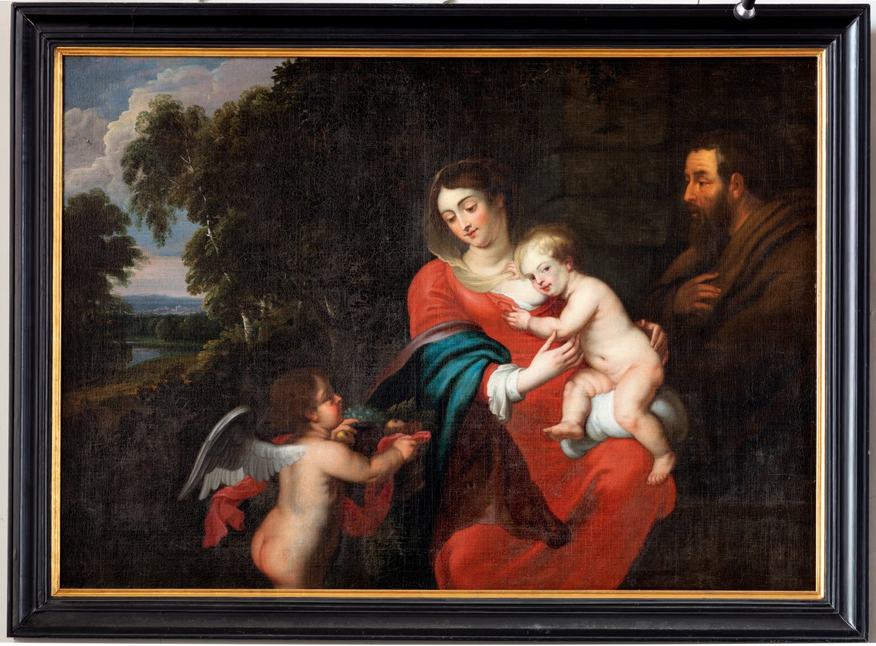 عائلة مقدسة مع ملاك ، Tsysssens أو Jacques D