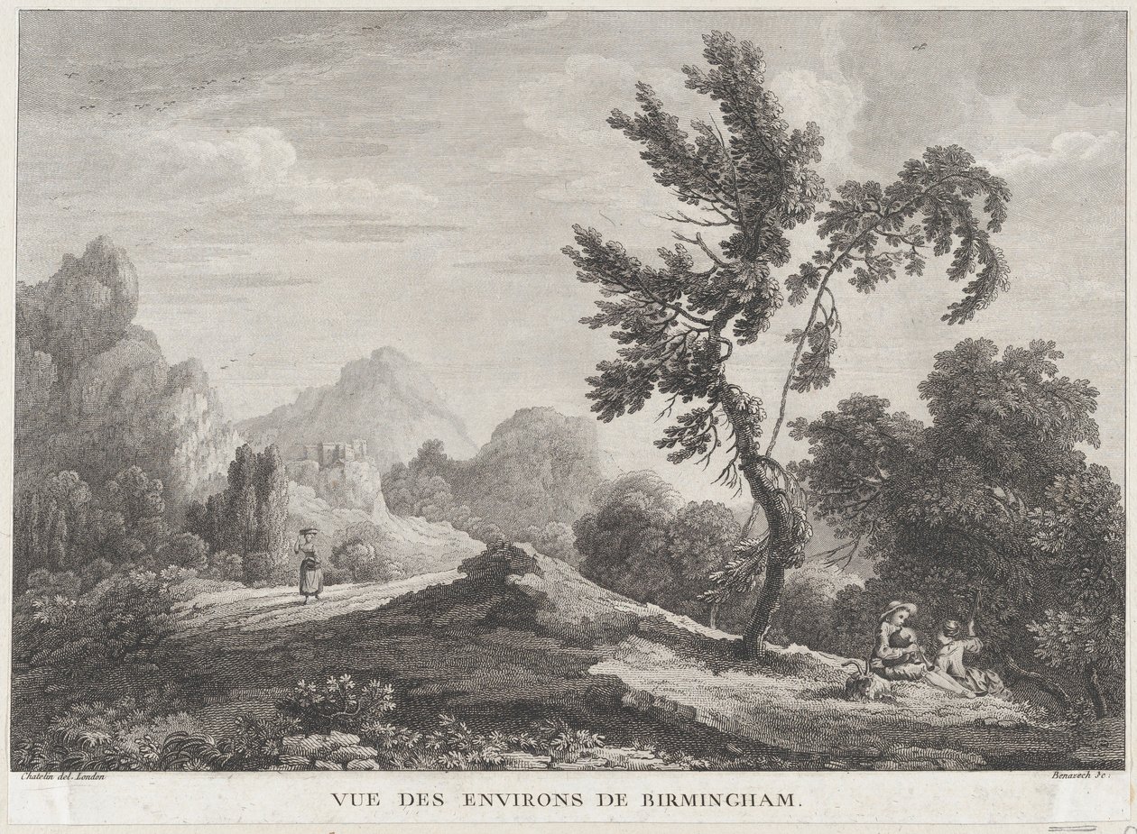 منظر لبرمنغهام ، كاليفورنيا. 1755. ، كاليفورنيا. 1755. بواسطة بيتر بول بينازيك
