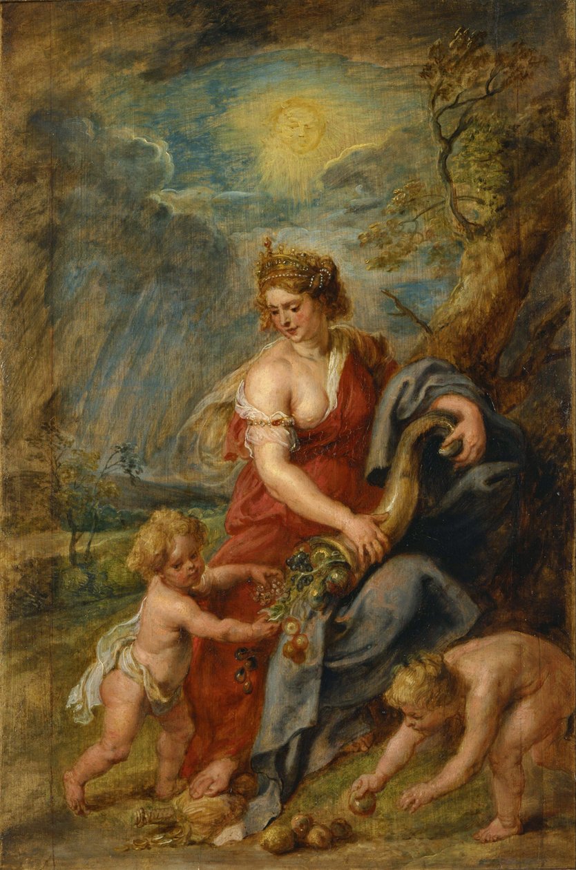 "وفرة" "لوحة بيتر بول روبنز (1577-1640) حوالي 1630 المتحف الوطني للفن الغربي ، طوكيو اليابان بواسطة بيتر بول روبنز