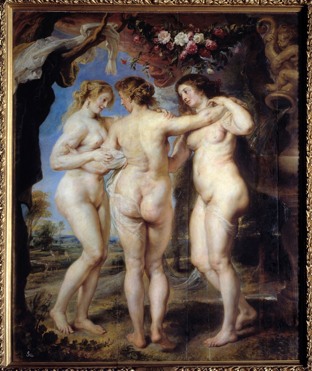 كل النعم الثلاثة. رسم بيير بول (بيير بول) روبنز (أو بيتر بول أو بيتروس بولوس) (1577-1640) بواسطة بيتر بول روبنز