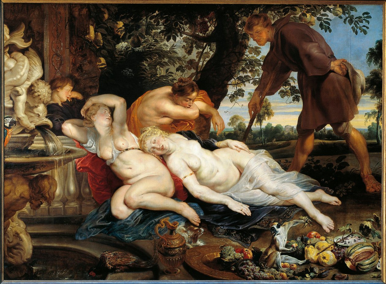 Cimon and Iphigenia (زيت على قماش ، حوالي 1617) بواسطة بيتر بول روبنز