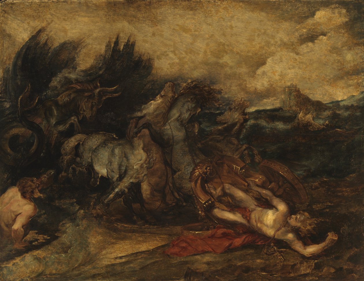 Death of Hippolytus بواسطة بيتر بول روبنز