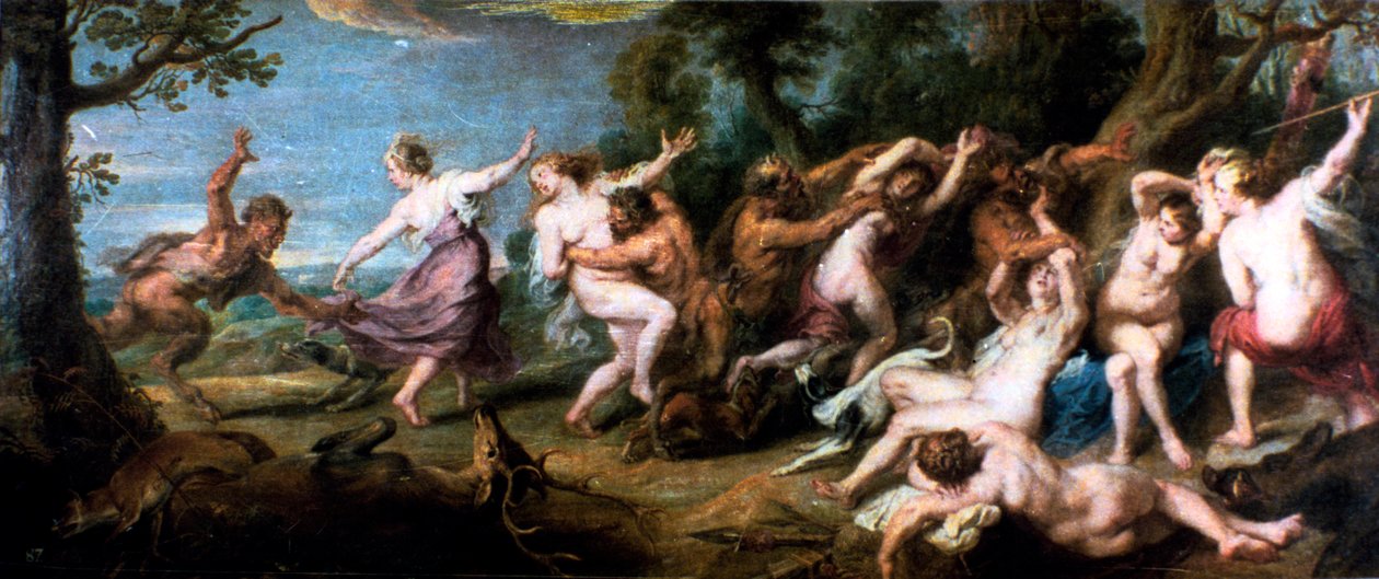 ديانا وحورياتها فوجئ بها Fauns، 1638-1640 بواسطة بيتر بول روبنز