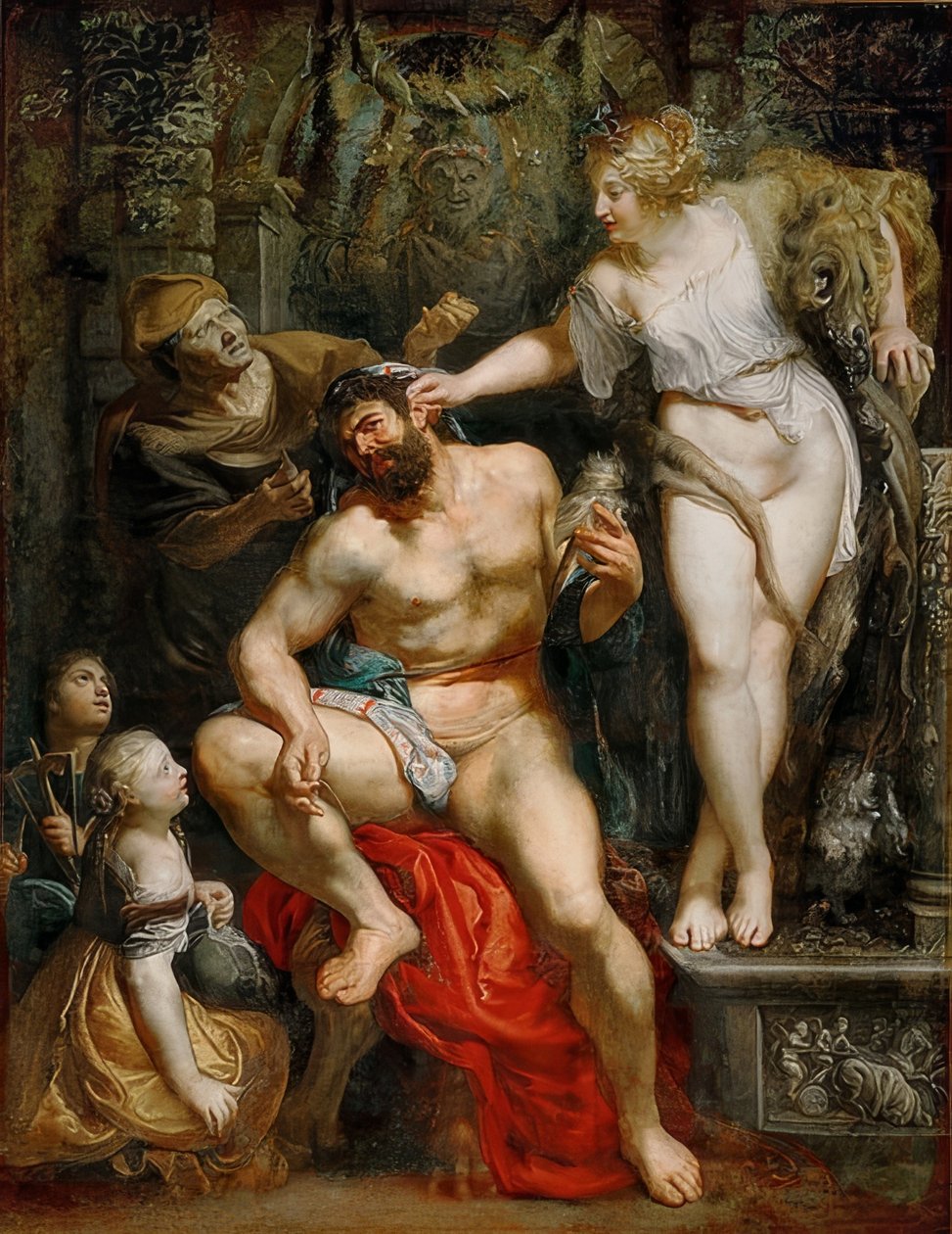 هرقل و Omphale. 1602-05 بواسطة بيتر بول روبنز