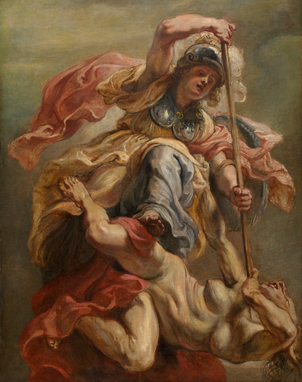 Minerva Slaying Discord (زيت على قماش) بواسطة بيتر بول روبنز