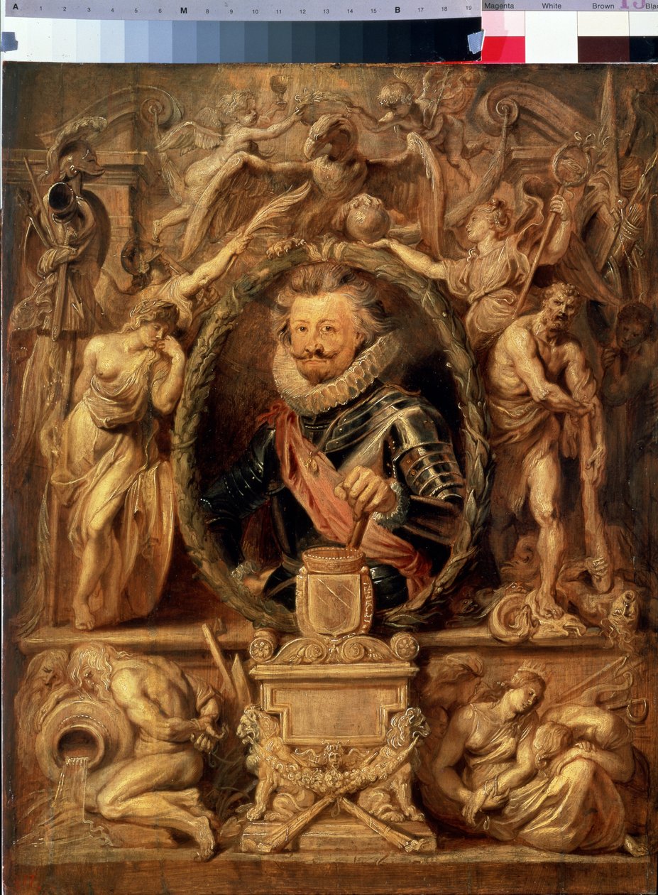 صورة تشارلز بونافنتور دي لونجيفال ، كونت دي بوكوي (1571-1621) (صورة تشارلز بونافنتورا دي لونجيفال ، كونت دي بوكوي). لوحة بيتر بول (بيير بول) روبنز (أو بيتر بول أو بيتروس بولوس) (1577-1640). زيت على خشب ، ٦٢ × ٥٠ سم بواسطة بيتر بول روبنز