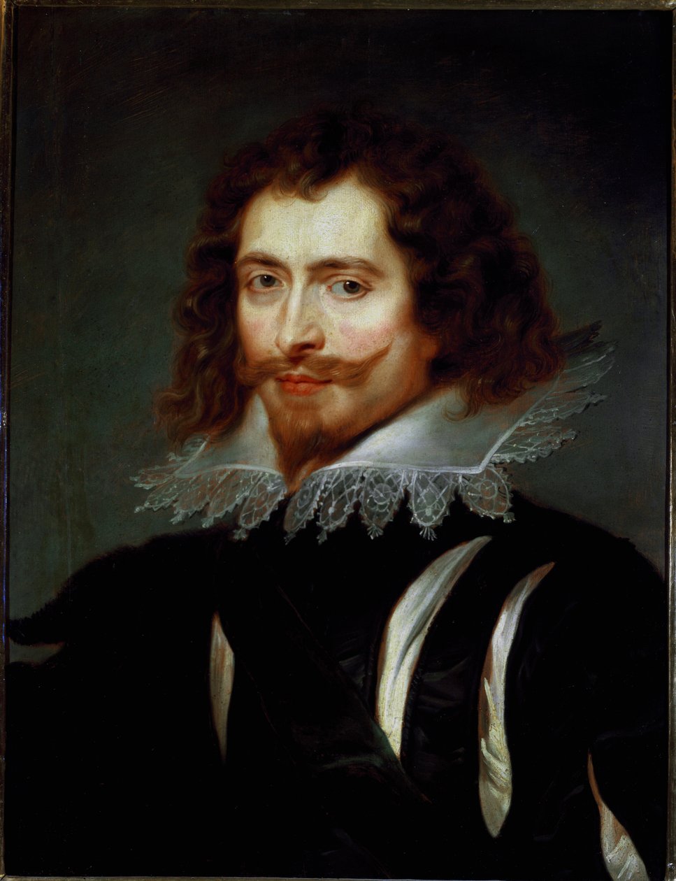 صورة لجورج فيلير (1592-1628) دوق باكنغهام لوحة بيير بول (بيير بول) روبنز (أو بيتر بول أو بيتروس بولوس) (1577-1640) صن. 65x50 سم Palazzo Pitti ، Galleria Palatina Florence بواسطة بيتر بول روبنز