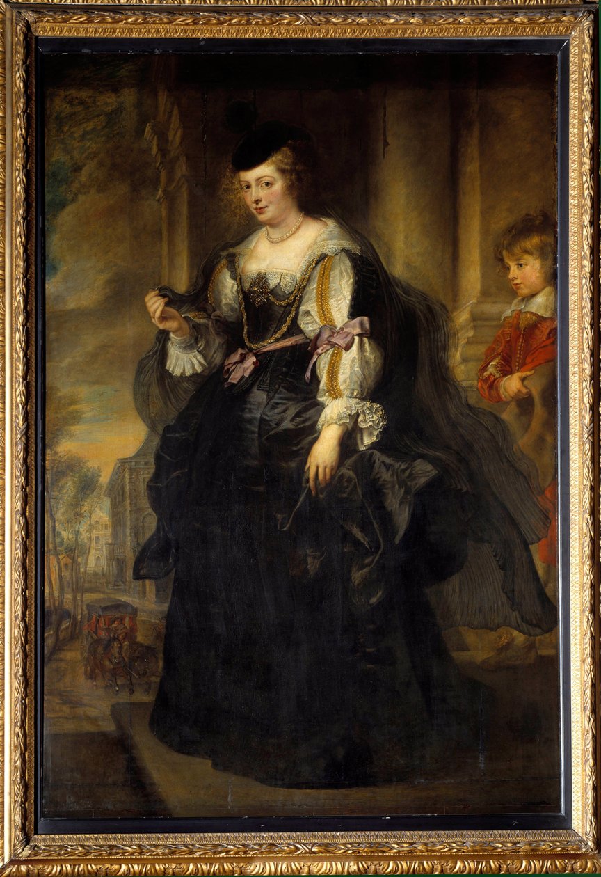 صورة هيلين فورمنت على العربة. هيلين فورمنت (1614-1673) ، الزوجة الثانية للرسام. رسم بيير بول (بيير بول) روبنز (أو بيتر بول أو بيتروس بولوس) (1577-1640) ، المدرسة الفلمنكية بواسطة بيتر بول روبنز