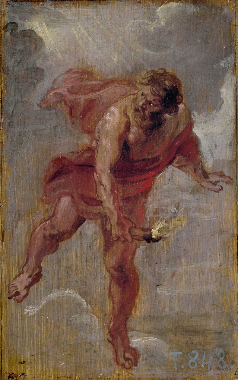 بروميثي - بروميثيوس - روبنز ، بيتر بول (1577-1640) - 1636 - زيت على خشب - 25.7x16.6 - متحف ديل برادو ، مدريد بواسطة بيتر بول روبنز