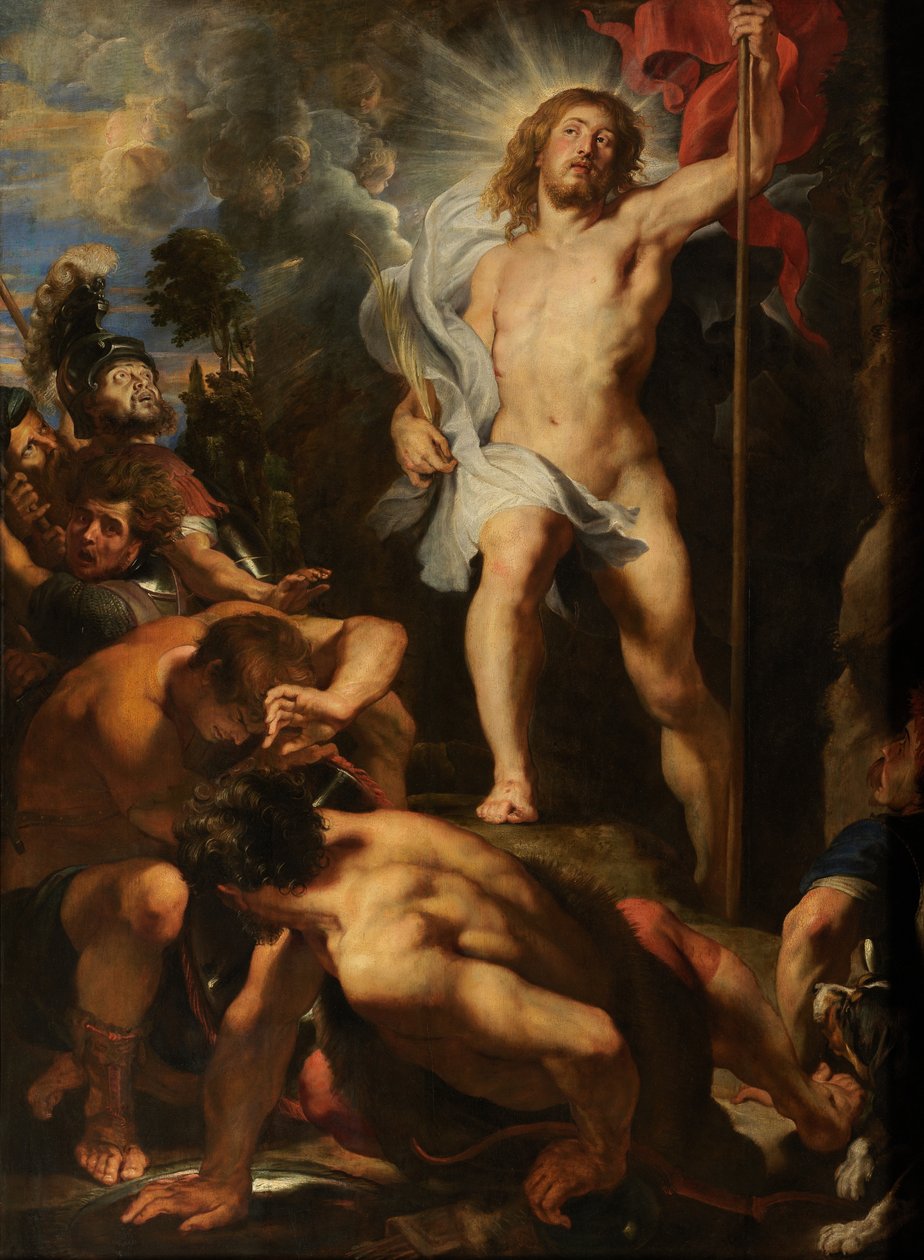 قيامة المسيح حوالي 1611-12 (زيت على لوح) بواسطة بيتر بول روبنز