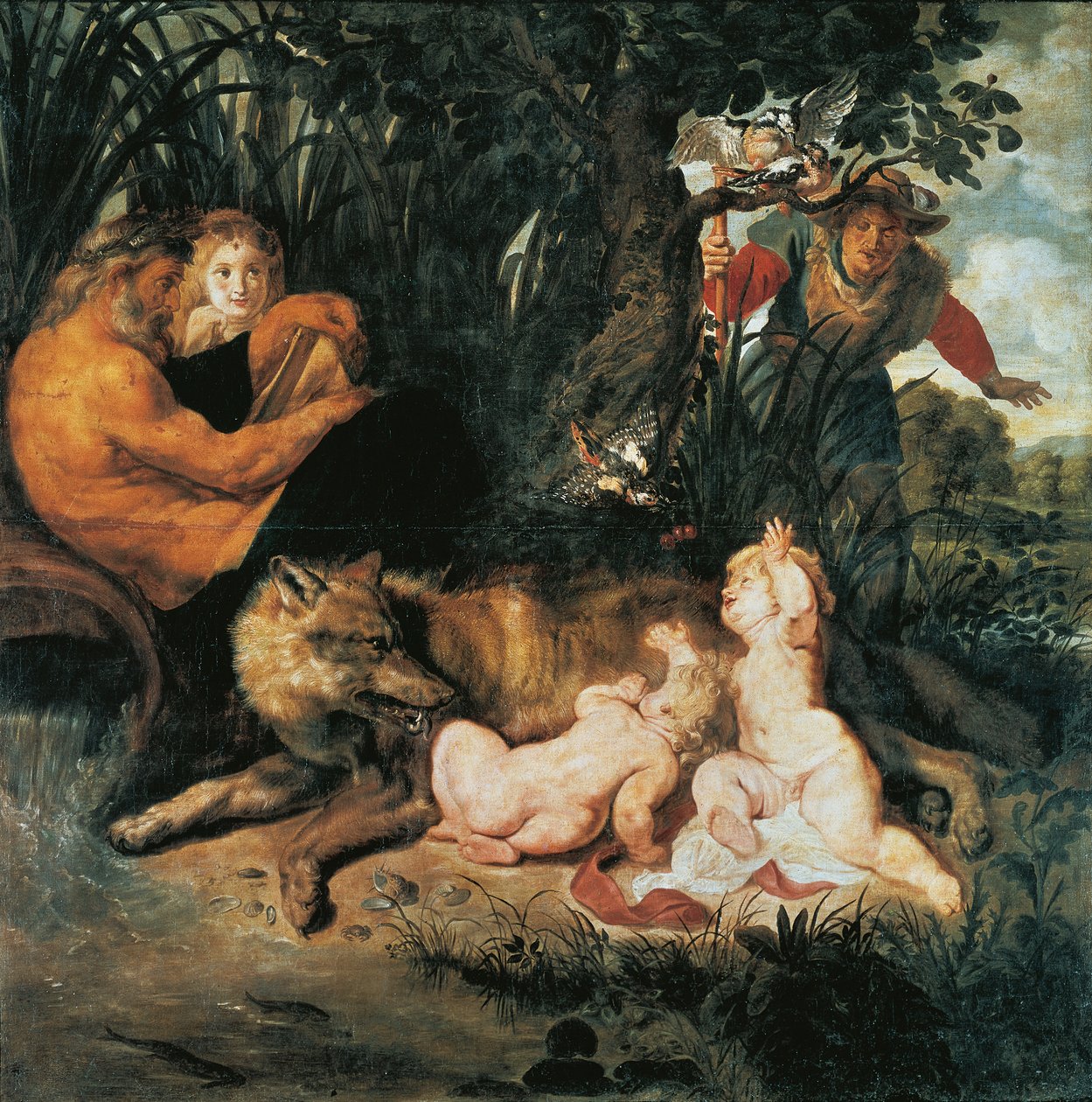Romulus and Remus (oil on canvas) بواسطة بيتر بول روبنز