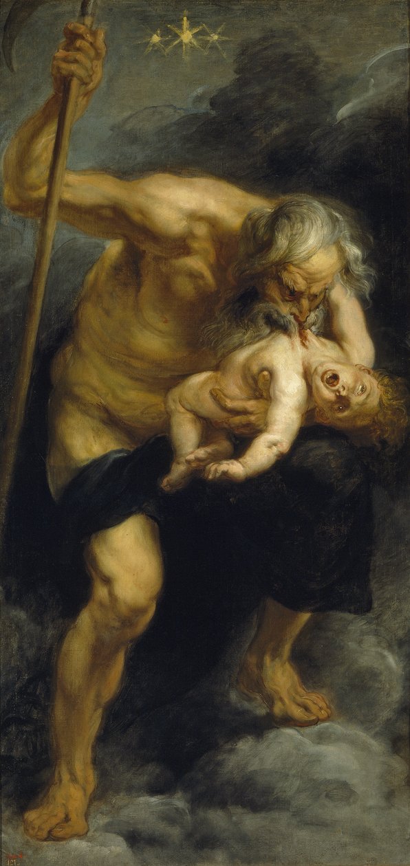 زحل يلتهم ابنه ، 1636-1638 بواسطة بيتر بول روبنز