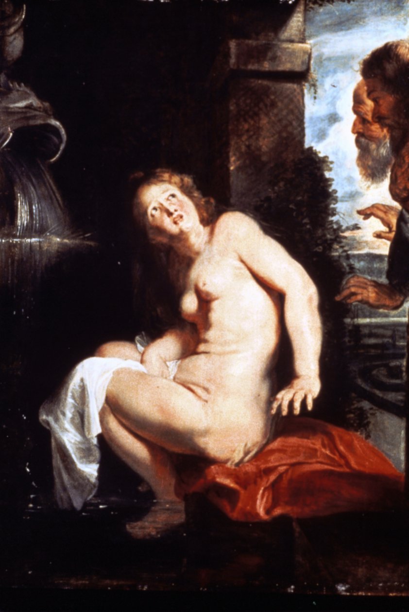 Susanna And The Elders, c.1614 (oil on canvas) بواسطة بيتر بول روبنز