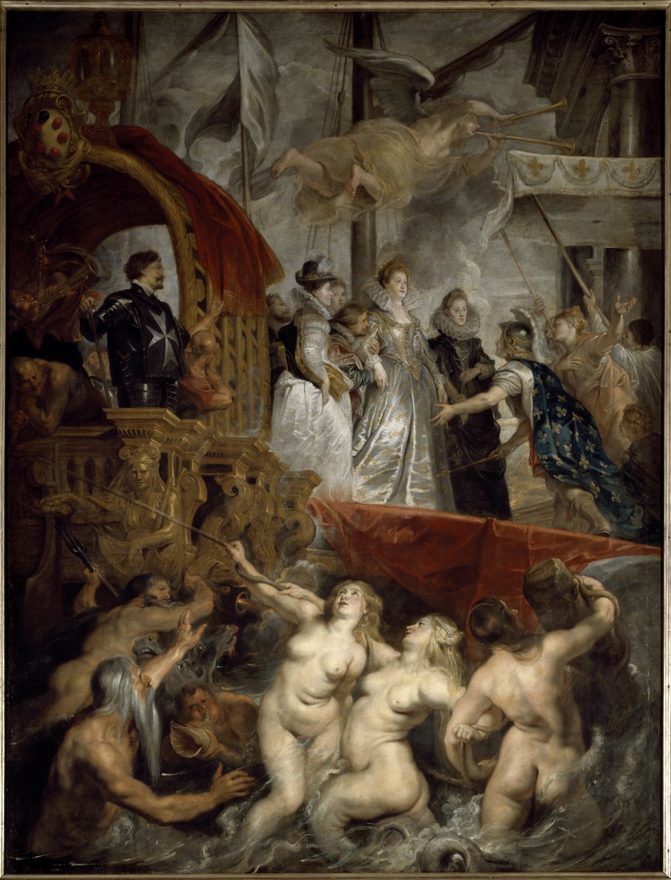 منتزه Mary of Medicis في ميناء مرسيليا في 3 نوفمبر بواسطة بيتر بول روبنز