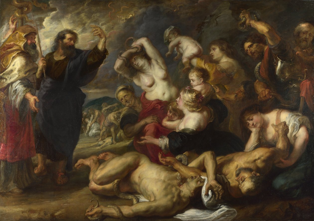 The Brazen Serpent ، 1635-1640 بواسطة بيتر بول روبنز