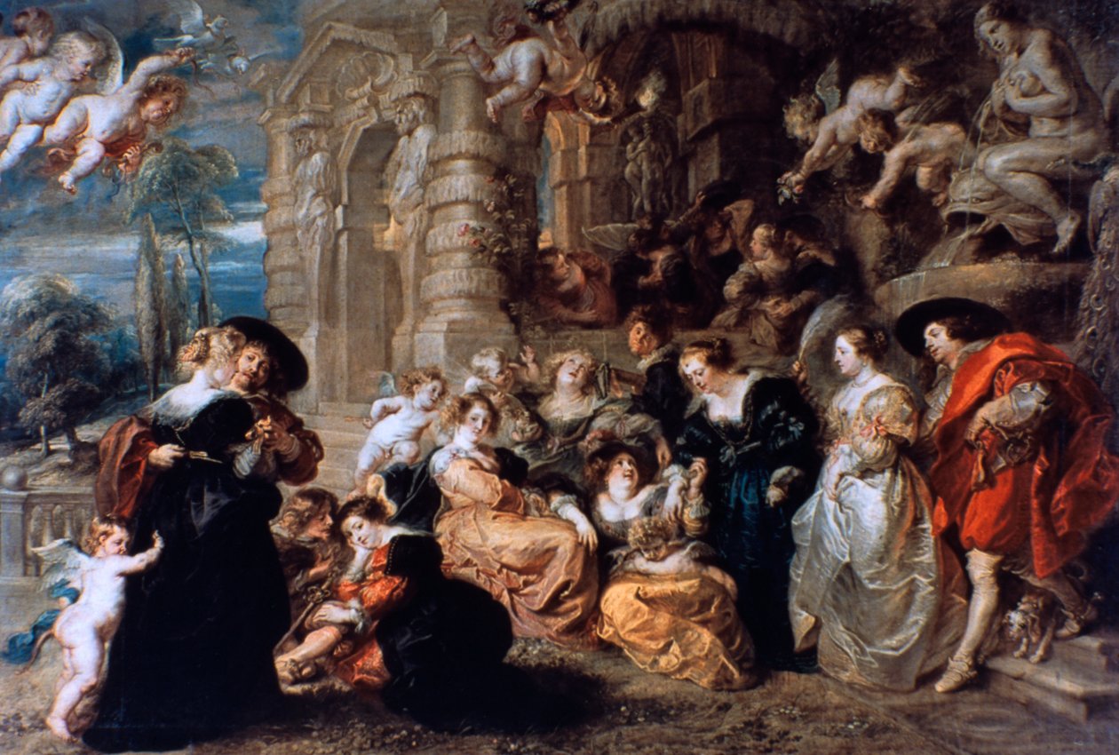 حديقة الحب ، c1630 بواسطة بيتر بول روبنز
