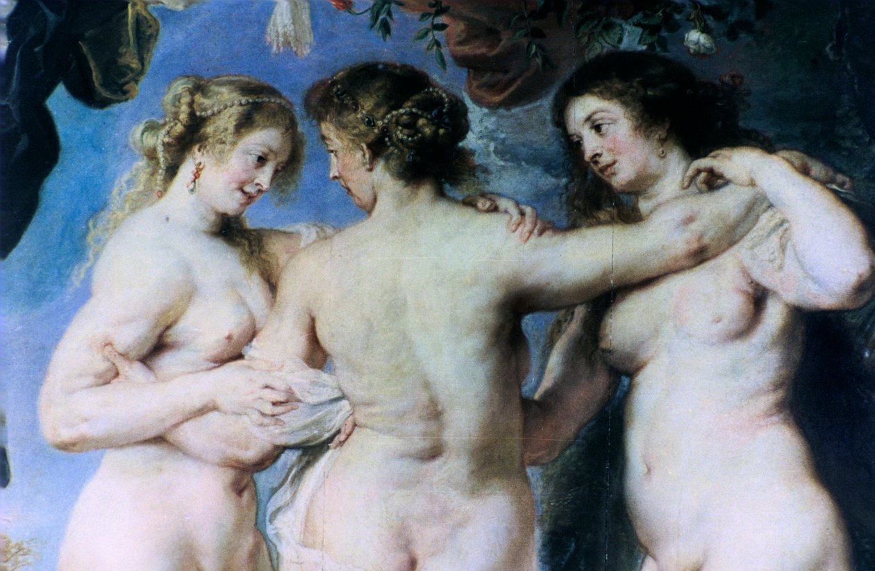 النعم الثلاث ، التفاصيل ، c1636-1638 بواسطة بيتر بول روبنز